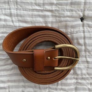 Plus women’s leather belt